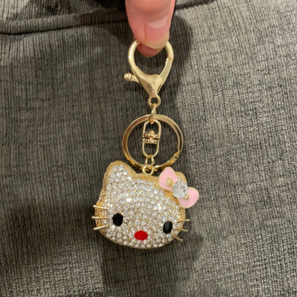 Hello Kitty Crystal key chain